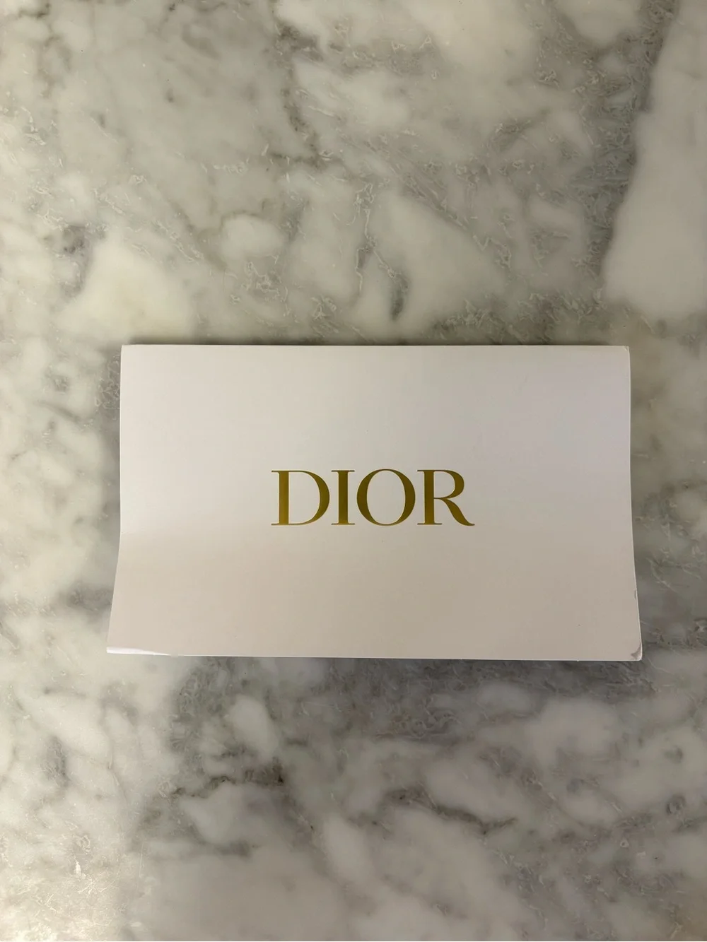 Dior white garment
